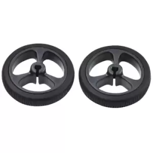 Pololu 1087 Wheels 32x7mm Black (Pair)