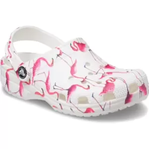 Image of Crocs Girls Classic Pool Party Slip On Summer Clogs UK Size 12 (EU 29-30)
