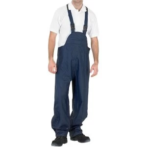 Image of Bdri Weatherproof Large Super B Dri Protective Trousers and Bib Navy Blue