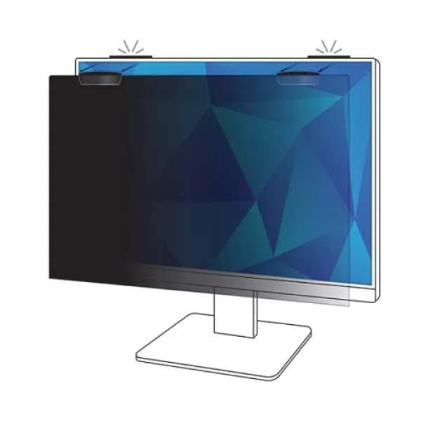 Image of 3M Privacy Filter for 24" Full Screen Monitor with COMPLYMagnetic Attach 16:10 PF240W1EM