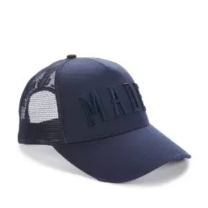Image of Milliner Made Trucker Cap - Navy