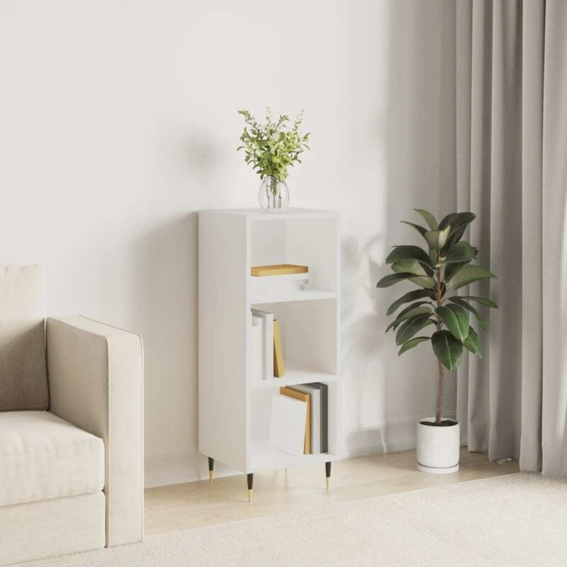 Image of VIDAXL Sideboard White 34.5x32.5x90cm Engineered Wood Vidaxl 8720845868796