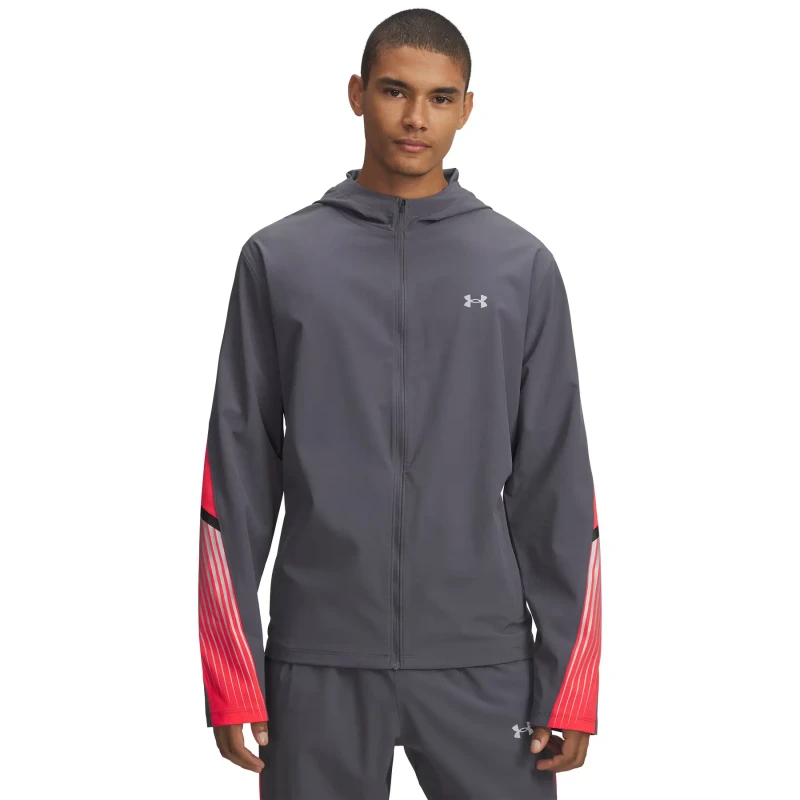 Image of Sweat jacket Under Armour Velociti Storm Gris Male L