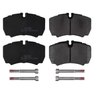 Image of Brake Pad Set ADF124226 by Blue Print rear axle