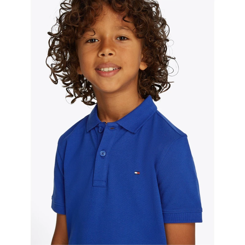 Image of Tommy Hilfiger Boys Polo Wedge Blue D03 male 4Y