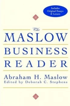 Image of The Maslow Business Reader by Abraham H. Maslow Hardback