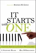 Image of it starts with one changing individuals changes organizations