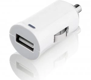 image of Iwantit I24CLN17 2.4A Bullet Universal Car Charger with Detachable Lightning Cable 1m