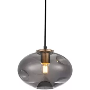 Italux Hatella Modern 1 Light Globe Pendant Ceiling Light, E27