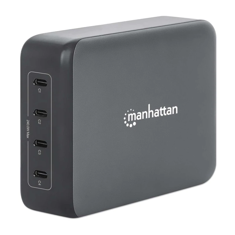 Image of Manhattan 4-Port GaN USB Power Delivery Charging Station - 240 W / PD