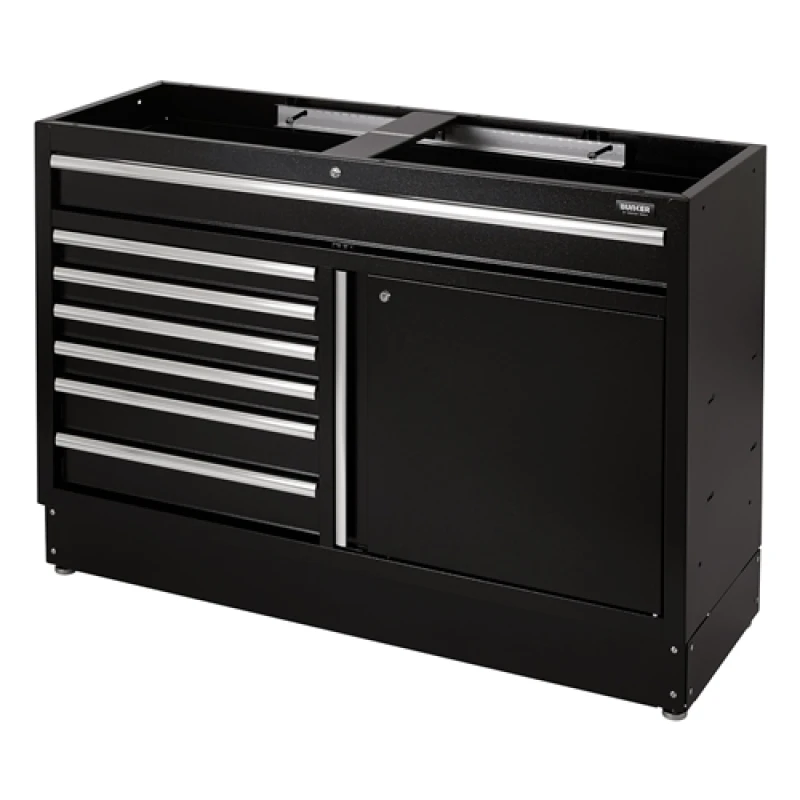 Image of Bunker Modular Floor Cabinet, 7 Drawer, 1360mm 8437