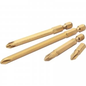 Image of Draper Expert Phillips Titanium Coated Screwdriver Bit PH1 100mm Pack of 1