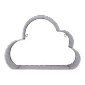 Image of White Metal Cloud Shelf Large
