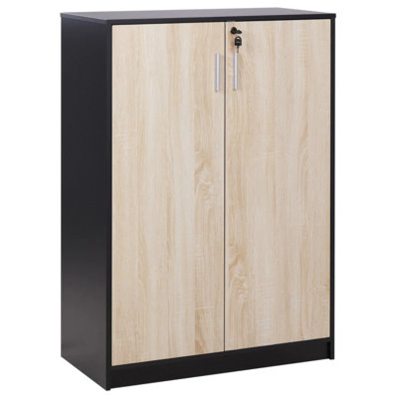 Image of Beliani Storage Unit ZEHNA Brown/ Black 424991