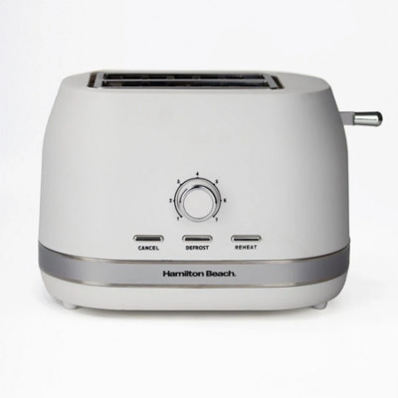 Image of Hamilton Beach Ella 2 Slice Matte White Toaster White unisex