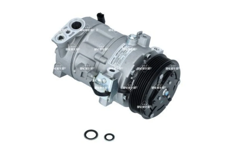 Image of NRF 320261 AC Compressor EASY FIT PAG 46 YF, Refrigerant: R134a, with gaskets/seals Compressor,air conditioning (447)