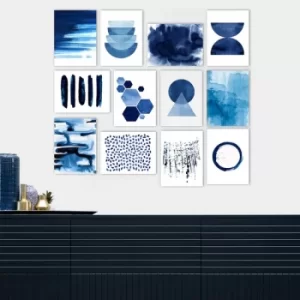 Image of 12MDF03 Multicolor Decorative MDF Painting (12 Pieces)