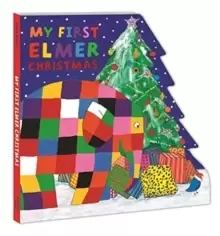 Image of My First Elmer Christmas : Shaped Board Book