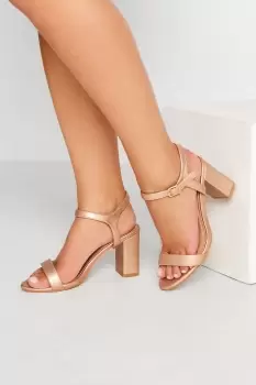 image of Wide and Extra Wide Fit Block Heel Sandal