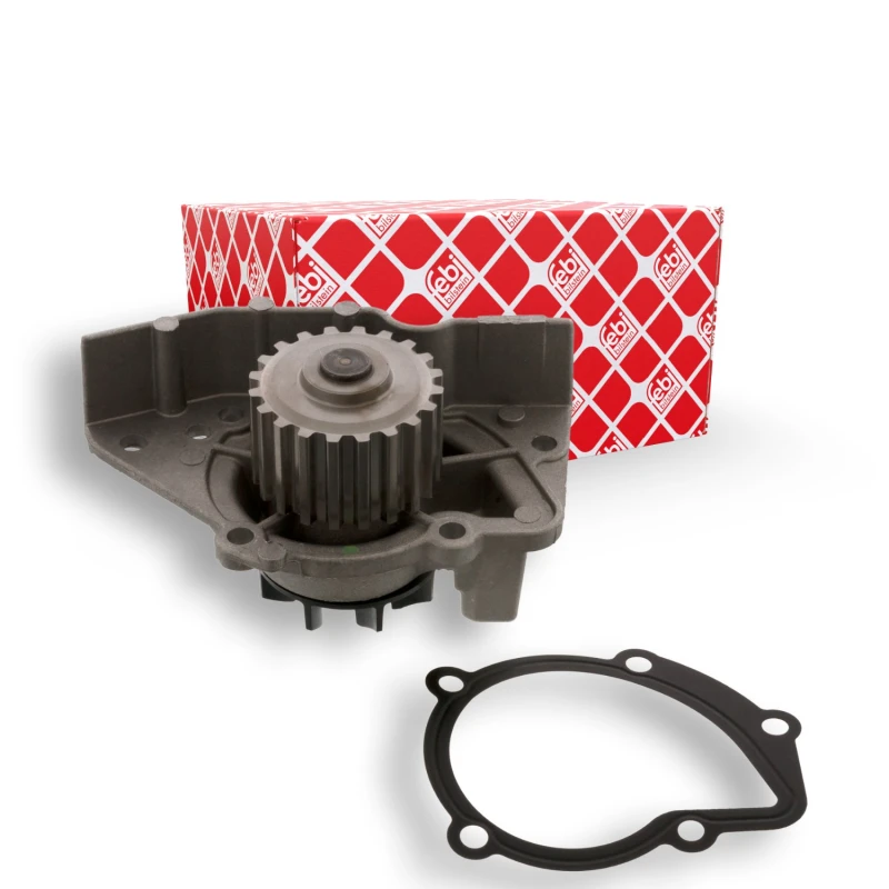 Image of FEBI BILSTEIN 18639 Water pump Number of Teeth: 20, Cast Aluminium, with gasket/seal Cast Aluminium Water Pump (1260)