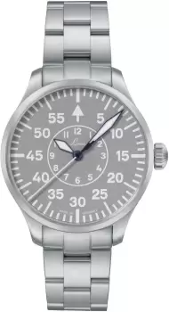 Image of Laco Watch Flieger Basic Aachen Grau 39 Bracelet