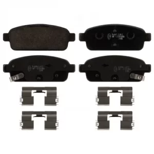 Image of Brake Pad Set 16894 by Febi Bilstein Rear Axle