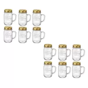 Image of Bormioli Rocco Quattro Stagioni 41.5cl Jar With Handle - Pack Of 12