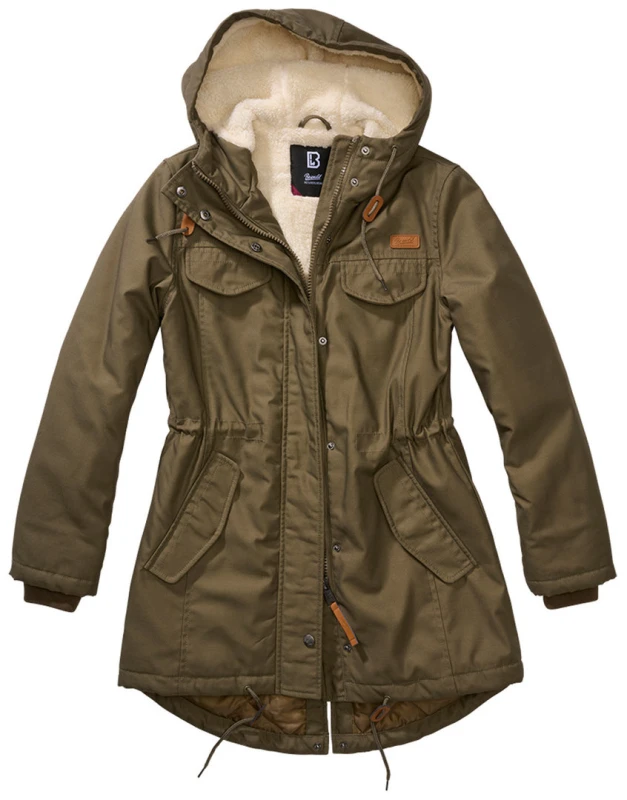Image of Brandit Marsh Lake Ladies Jacket, green, Size XS for Women
