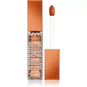 Image of NYX Professional Makeup Ultimate Glow Shots Liquid Glitter Eye Shadow Shade 10 Wow Cacao 7,5 ml