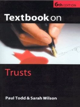 Image of Textbook on Trusts by Paul Todd and Sarah Wilson Book