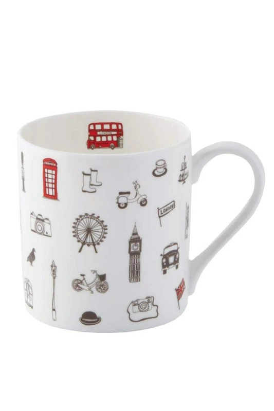 Image of VICTORIA EggS Big Smoke Fine Bone China Mug Multi unisex