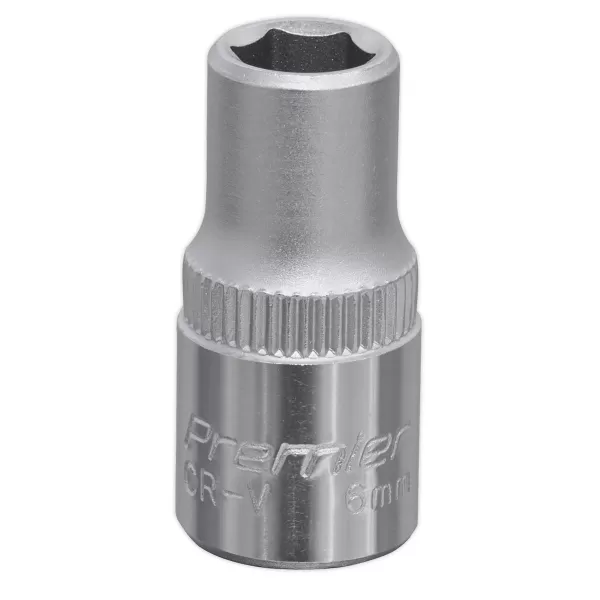 image of Genuine SEALEY S1406 WallDrive&#174; Socket 6mm 1/4Sq Drive