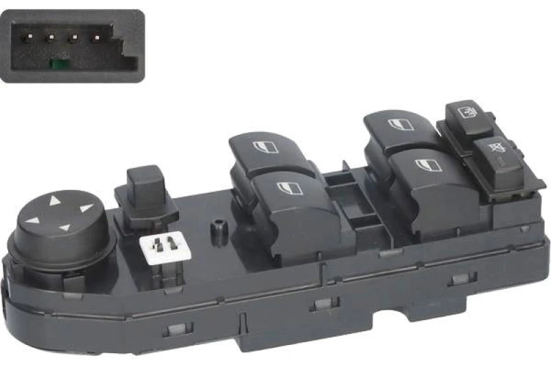 Image of Alfa e-Parts AF00467 Switch, window winder Driver side Thermoplast Switch,window winder (1761)