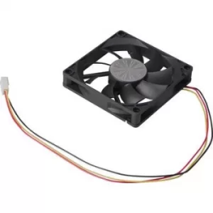 Image of Akasa AK-FN071 PC fan Black (W x H x D) 80 x 80 x 15 mm