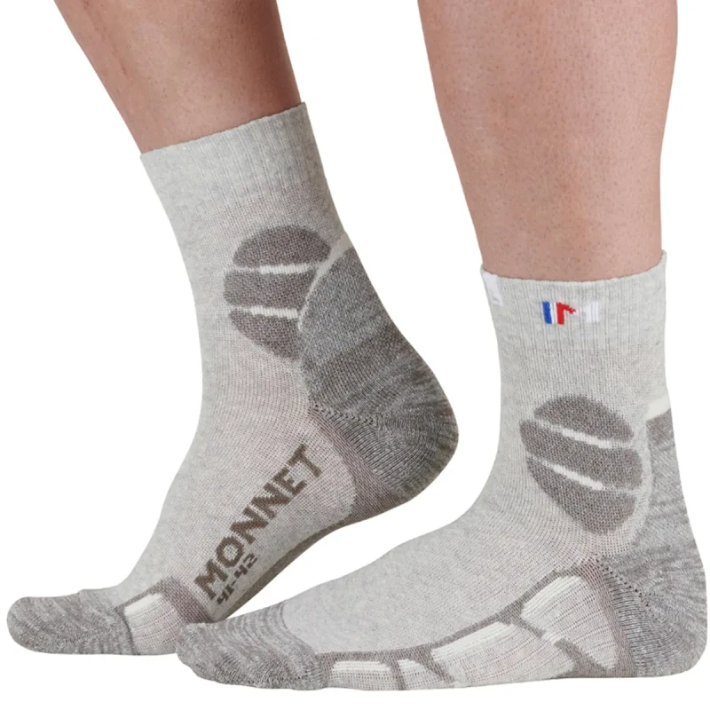 Image of Football Socks Monnet Mid Lin Gris Unisex 35/36