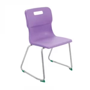 image of TC Office Titan Skid Base Chair Size 5, Purple