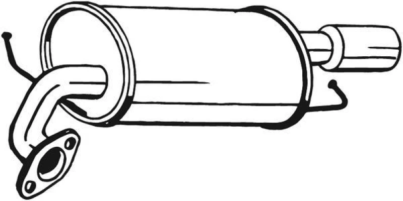 Image of Rear silencer BOSAL 171-055