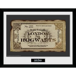 Image of Harry Potter Ticket Framed Collector Print