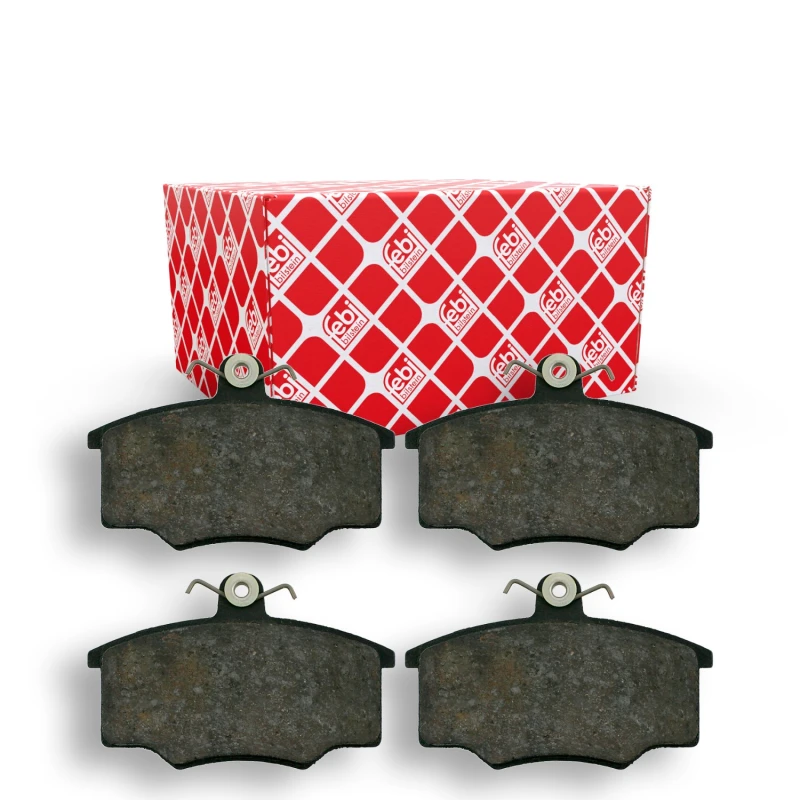 Image of FEBI BILSTEIN 16320 Brake pad set Front Axle, excl. wear warning contact Brake Pad Set,disc brake (402)