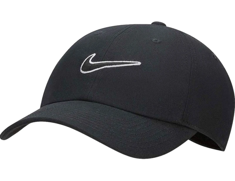 Image of Nike Club Unstructured Swoosh Cap Black C010 M-L