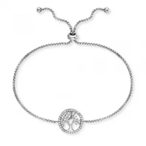 Image of Angel Whisperer Silver Tree Of Life Bracelet ERB-LILTREE-ZI