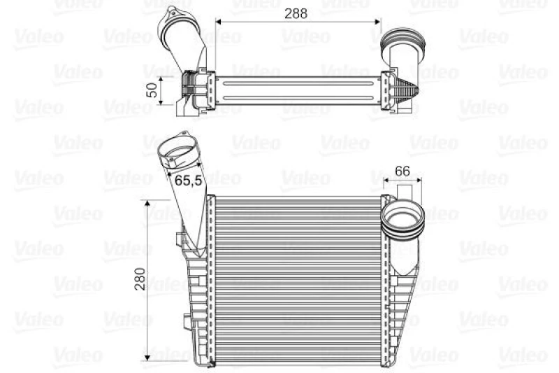 Image of Intercooler VALEO 818814