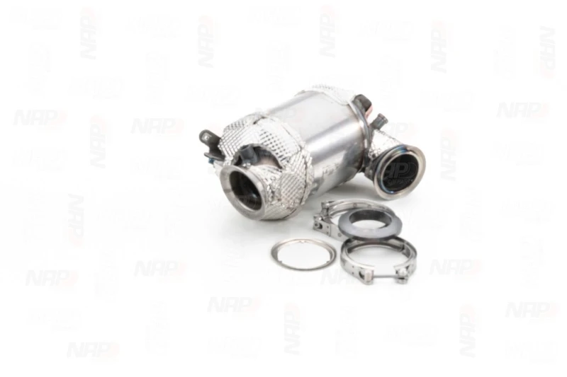 Image of NAP carparts CAK11577 Catalytic Converter with fastening/mounting material Ceramic Catalyst Converter (429)