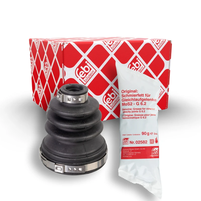 Image of FEBI BILSTEIN 172469 CV Boot transmission sided, Rubber Rubber Bellow,drive shaft (194)