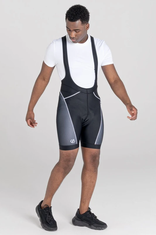 Image of Dare 2b Dare 2b Men 'Ecliptic II' Reflective Cycling Shorts in Jet Black Size: 2X-large Jet Black XXL Male 5057538975145