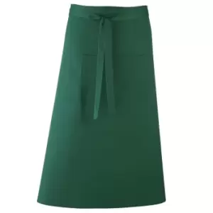 image of Premier Unisex 'colours' Bar Apron / Workwear (long Continental Style) (pack Of 2) (one Size, Bottle)