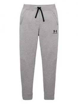 Image of Urban Armor Gear Boys Childrens Cotton Fleece Joggers - Grey/Black, Size 5-6 Years