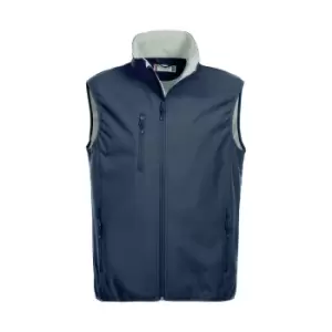 Image of Clique Mens Basic Softshell Gilet (5XL) (Dark Navy)