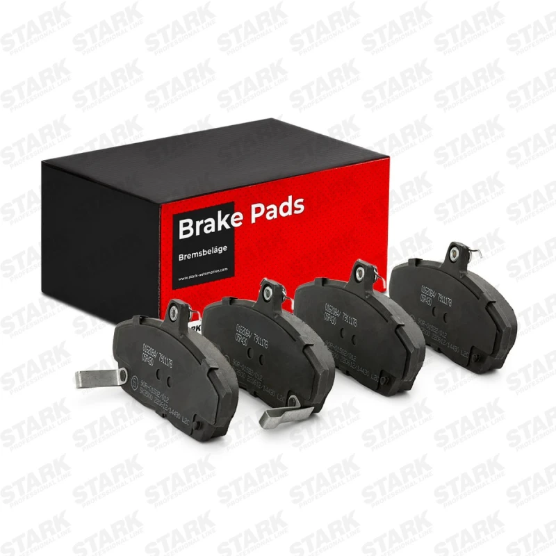 Image of STARK SKBP-0010093 Brake pad set Front Axle, with acoustic wear warning Brake Pad Set,disc brake (402)