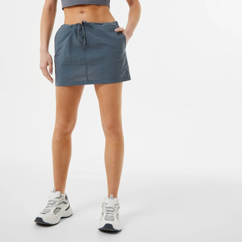 Image of Jack Wills Parachute Mini Skirt - Grey Grey 12